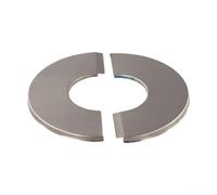 Heat Resistant Chimney Cover 40-200mm Stainless Steel(40) | Conceals unsightly pipes, fits 40-200mm diameter, sleek silver look, enhances home decor aesthetics