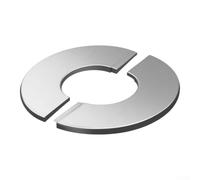 Heat Resistant Chimney Cover 40-200mm Stainless Steel(70) | Conceals unsightly pipes, fits 40-200mm diameter, sleek silver look, enhances home decor aesthetics