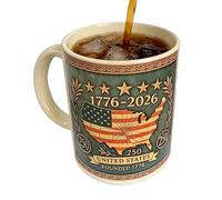 Heat Retention Mug - 400 ml 2D Flat Heat Retention, Céramique Cup with Keeping Warm, Drinkware with Serving, Design, Premium Material for Chocolate, Tea, Milk, Water, Juice, Home