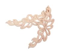 HEATSHAKING 2 Pièces Appliques Décoratives en Bois Nœud Européen pour