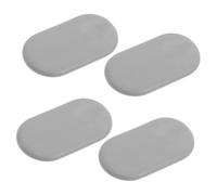 HEATSHAKING 4 Pièces Butoirs Anti-Collision pour Siège de Toilette et Bidet, Entretoises Universelles en Plastique, Lot de Rechange pour Salles de Bain à Domicile et Hôtels, 3.70 x 2.00 x