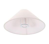 HEATSHAKING Abat-jour beige pour lampe de bureau, en tissu, cloche 30 CM x 15 CM, douille E27, pour salon et éclairage doux