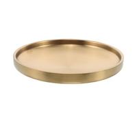 HEATSHAKING Bol Décoratif Rond en Acier Inoxydable Doré, Grand Bol Pratique et Robuste pour Rangement Bijoux et Objets, pour Entrée ou Salon