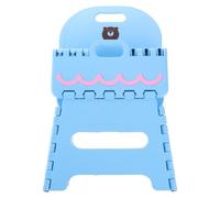 HEATSHAKING Chaise Pliante en Plastique Bleu Dossier pour Garçon et Filles, Tabouret Portable Pliable pour Activités Extérieures et Jardin, Léger et Pratique