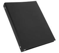 HEATSHAKING Classeur À Anneaux A4 Pour Cahiers Couverture De Cahier En Papier Kraft Noir 4 Anneaux Pour Cahier Dossier Commercial Protection Des Documents 1 Pièce