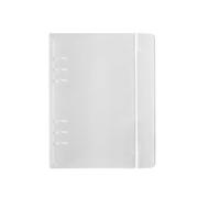 HEATSHAKING Classeur PP Semi-Transparent avec Clip Intérieur et Bande Élastique Dossier Extensible pour Mobiles Rangement Bureau Léger Portable Couleur Aléatoire
