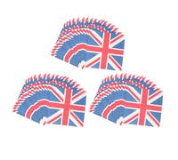 HEATSHAKING de Serviettes en Papier Décoratives Lot de 3 Paquets Motif Union Jack Design Imprimé Créatif, pour Fête de Remise de Diplômes et Dîners