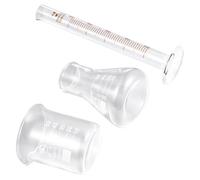 HEATSHAKING Ensemble 3 Pièces Verrerie Laboratoire en Verre Bécher Gradué, Cylindre de 10ml et Fiole Conique 50ml pour Projets Expérimentaux Précis