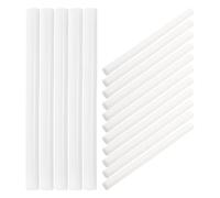 HEATSHAKING Lot de 16 Bâtons de Colle Thermofusible Blanche en Eva, Haute Viscosité et Séchage Rapide, pour Bricolage et Réparation D'ornements