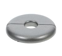 HEATSHAKING Plaque de Recouvrement Cache Tuyaux Radiateur Élégant et Pratique pour Orifice de Tuyau Ronde en Plastique Argenté Fête pour Bras de Pommeau