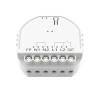 Heatzy Pilote Relais - Module contact sec pour radiateur électrique sans fil pilote. Compatible avec les programmateurs fil pilote.
