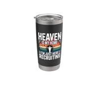 Heaven Is My Home I'm Just Here Recruiting Gobelet isotherme en acier inoxydable double paroi