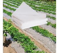 Heavy Du 8 x 10 m Feuille de polyéthylène imperméable 80 microns d'épaisseur Idéal pour tunnel de polytunnel Protection contre la poussière Flo Farming et projets de pting