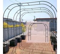 Heavy Du Arche de jardin en métal pour intérieur ou extérieur Idéal pour plantes grimpantes roses fruits et mariages Tailles : 1,8 m 2,4 m 3,5 m