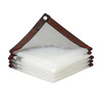 Heavy Du C Bâche imperméable en plastique PE 5 m x 6 m pour jardin, film anti-gel et imperméable, couverture pliable Ilat auvent abri extérieur (taille : 8 x 12 m)