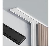 Heavy-Du Cloison de séparation 2 couches en aluminium pour plafond de 0,5 à 8 m Idéal pour bureau et hôpital Blanc 4 m