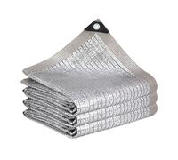 Heavy Du e Cloth Tissu réfléchissant avec œillets pour serres, plantes, fleurs et terrasses, protection contre les UV et la chaleur 2 x 2 m