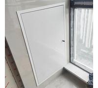 Heavy-Du Panneau d'accès en métal pour cloison sèche/murs, porte d'inspection verrouillable avec ouvercle de boîte électrique, ouverture de service (80 x 95 cm)