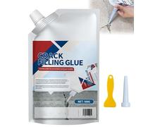 Heavy-Duty Concrete Crack Repair Adhesive, Quick-Drying Grouting Adhesive, Crack Filler Concrete Repair, ConcreteSealer Outdoor Waterproof (Grey,500G)