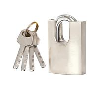 Heavy Duty Padlock - Waterproof Rustproof Security Lock with Long Shackle