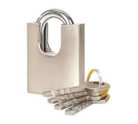 Heavy Duty Padlock - Waterproof Rustproof Security Lock with Long Shackle