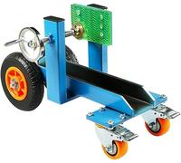 Heavy Duty Panel Dolly 500kg Capacité de charge, chariot de dalle de pierre réglable avec pince sécurisée, roues en caoutchouc tout-terrain pour le transport de cloisons sèches et de verre, conception