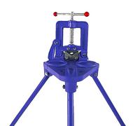 Heavy Duty Pipe Vise avec Support de trépied pour tuyaux de 0,6-4 Pouces, Base en Fonte Stable, poignée sécurisée pour la Coupe de Filetage, Atelier de qualité Professionnelle Essentiel