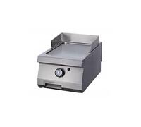 Maxima - Plaque de cuisson Gastro Heavy Duty - Chrome lisse - Unité unique - 70 cm de profondeur - Gaz