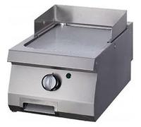 Heavy Duty Plaque de Gril Lisse Simple Prof. 70 cm Gaz Maxima Blanc