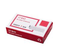 Heavy Duty Stapler Staple Metal Flat Strong Office Staples for Desktop School Paper Binding 1000 Pieces Box