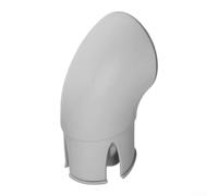 HEBEOT Buse d'entrée de piscine rotative de 38 mm pour piscines Intex - Kit de connecteur de jet d'eau à 360 degrés avec grille de filtre pour système de circulation de piscine hors sol, blanc (2