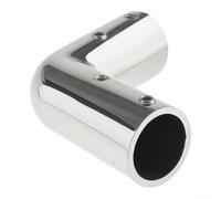 HEBEOT Connecteur coudé 2 voies en acier inoxydable 316 à 110 degrés, pour main courante de yacht de 22 mm/25 mm, raccord poli miroir de qualité marine, accessoires de garde-corps de bateau (2,5 cm)