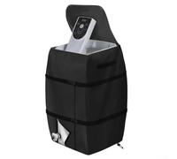 HEBEOT HotTub Couvercle de Pompe à Chaleur étanche Couvercle de Pompe de Chauffe-Eau isolé 420D Couvercle de Pompe étanche plaqué Argent isolé pour Spas de Bain et marchés 43 x 38 x 54 cm