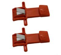 HEBEOT Lot de 2 loquets de batterie 4522 430 9800 pour outils MSA140 BGA57 BGA56 FSA56 HLA56 HSA56 HTA50 MSA120