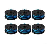 HEBEOT Lot de 6 bobines de rechange pour débroussailleuse sans fil Greenworks modèles 2101602 et 2101602A - Pièce 2900719 - 0,1 cm