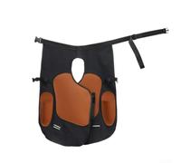 HEBEOT Tablier de maréchier pour ferrail, protège-jambes en toile et cuir réglable, équipement de protection léger et résistant aux taches pour une utilisation stable et les tâches agricoles