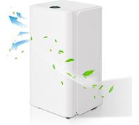Hebitod Déshumidificateur mobile 16L/jour à 2 vitesses, Déshumidificateur 38dB, Sécheur d'air y compris réservoir d'eau 2L & minuterie 24H, Déshumidificateur