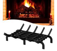 Hebitod Grille de cheminée - Étagère en bois - Feu pour intérieur et extérieur - 41 x 32,5 x 12 cm