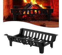 Hebitod Grille de cheminée - Étagère en bois - Support pour bois de chauffage - Grille à charbon - 45,5 x 30,5 x 13 cm