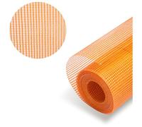 Hebitod Tissu d'armature en fibre de verre extérieur 160 g/m², rouleau de 50 m de large, tissu de plâtre et ruban de tissu pour intérieur et extérieur, armure en fibre de verre pour revêtement de