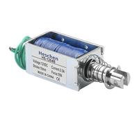 Hechen Électroaimant solénoïde, HS-1264B, DC12V, 2.5A, 55N, course 10mm, serrure de porte à cadre ouvert de Type push-pull