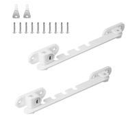 HECHKJ 2 Pièces Entrebailleur de Fenetre, Blanc Entrebailleur Fenetre Sans Perçage, Entrebailleur Fenetre, Restricteur de Fenêtre Permet D'ajuster la Taille de L'ouverture de la Fenêtre