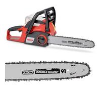 HECHT 9940 Tronçonneuse sans fil | Guide-chaîne OREGON 35 cm | Batterie série 40 V | Limiteur de profondeur