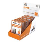 HECO Blister tray, HD-30, jaune, 15 blisters de 2 embouts chacun Quantité:1