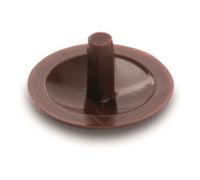 HECO Cache-vis pour vis à trou Ø2,4mm, Ø12mm, RAL8012, brun rouge, 500 pcs. Quantité:500