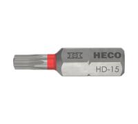 HECO Embouts, HECO-Drive, HD-15, rouge, 10 pcs. Quantité:10