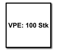 Heco Multi Monti Plus F Vis D'ancrage 6,0 X 50 Mm, 100 Pcs. + Vis À Béton, Tête Fraisée, T-drive, Zingué Bleu, A2k (48495)