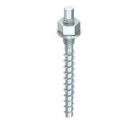 HECO MULTI-MONTI-plus V 7,5 x 100, Vis d’ancrage de pré-installation, tête hexagonale, A2K, 50 pcs. (MMS-plus-V-ETM8x40-7,5x100) Quantité:50