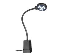 HEDI ML24V09 LED 9 watts, 24 V, 60°, IP 64, avec tuyau métallique articulé de 500 mm ****