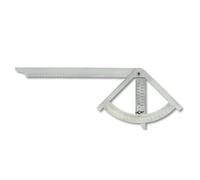 Hedue® Équerre Alpha Micro - Petite équerre Alpha pour charpentier, équerre de traçage & Équerre de précision en un, outil de charpentier populaire & Instrument de traçage